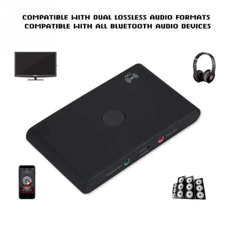 2in1 Bluetooth Transmitter Receiver Wireless Receptor Sound Stereo Audio Adapter