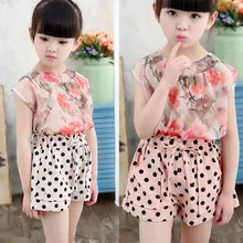 Хлопковые шорты в горошек с карманами для маленьких девочек; шорты с высокой талией для маленьких девочек; коллекция года; цвет розовый, бежевый; спортивная модная одежда для больших детей