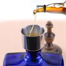 1 шт. простая Лейка для вина масло Вода мед Хоппер фильтр практичный мини из нержавеющей стали для духов жидкая вода инструменты для приготовления пищи