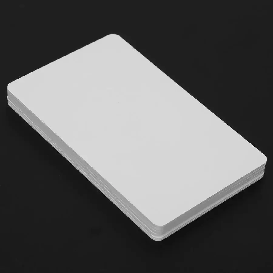 10 шт. NFC бесконтактная смарт белая карта с биркой S50 IC 13 56 МГц считываемая RFID