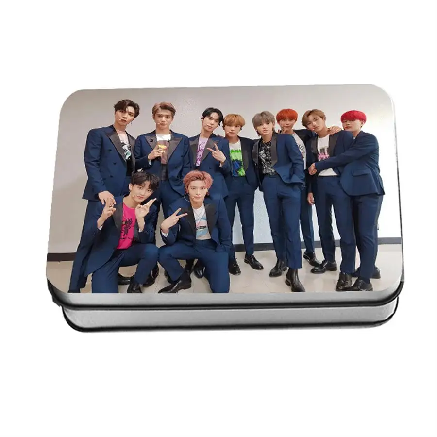 

Kpop NCT NCT127 Regular Irregular Polaroid Lomo Photo Card Winwin JaeHyun HD Photocard with Metal Box 40pcs/set