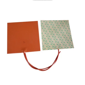 

300x400 mm 220v 400w Silicone heating pad with 3M adhesive back 100k thermistor