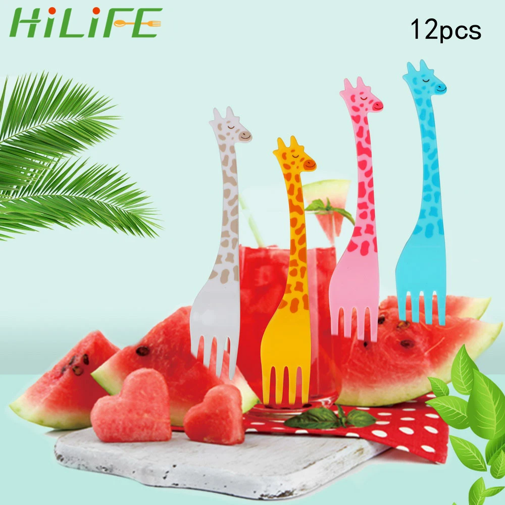 Салат HILIFE вилки дезерты 12 шт./компл. фруктовая закуска зубочистка гаджеты