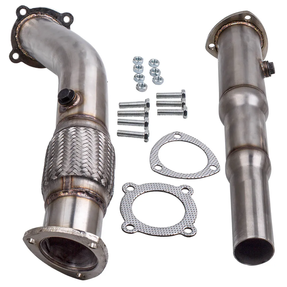EXHAUST DECAT DOWNPIPE for VW New Beetle 9C1 3" STAINLESS STEELin