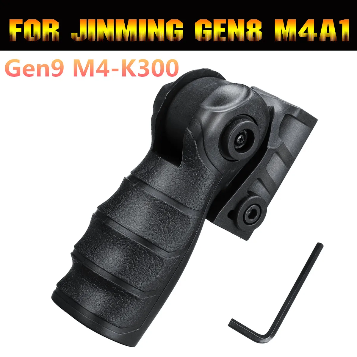 

Tactical Nylon Handle Grip Gel Ball For JinMing Gen8 M4A1 Toy Water Guns