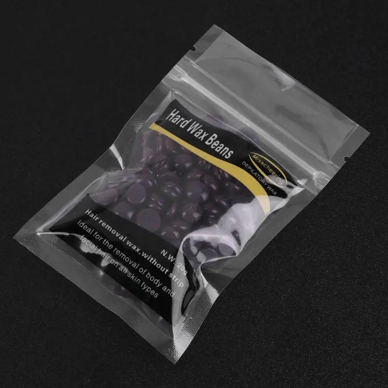 20g Braun Schokolade Enthaarung Film harte wachs bohnen Bikini Haar Entfernung Harte Wachs Bean cera depilatoria wachs streifen
