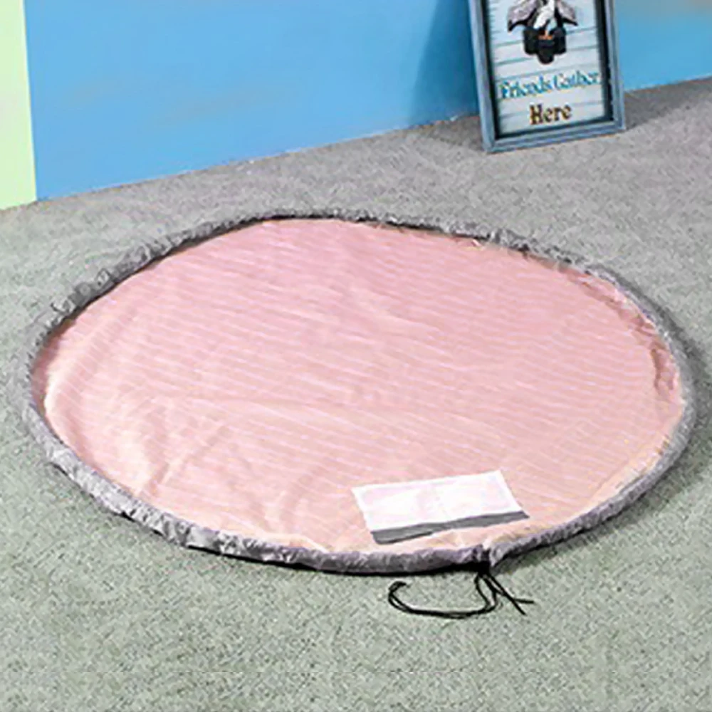 تلعب حصيرة ل ليغو لعب الاطفال لعبة حقيبة التخزين سجادة للرحلات المنظم بن مربع الغبار غطاء مع الرباط حبل سريعة ترتيب أداة