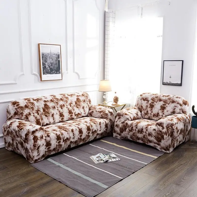 Sofa Couch Slipcovers 1/2/3/4 Seater Sectional Sofa Covers Elastic Polyester Slipcover Chair Furniture Protector Housse De Canap Sofa Couch Slipcovers 1/2/3/4 Seater Sectional Sofa Covers Elastic Polyester Slipcover Chair Furniture Protector Housse De Canap