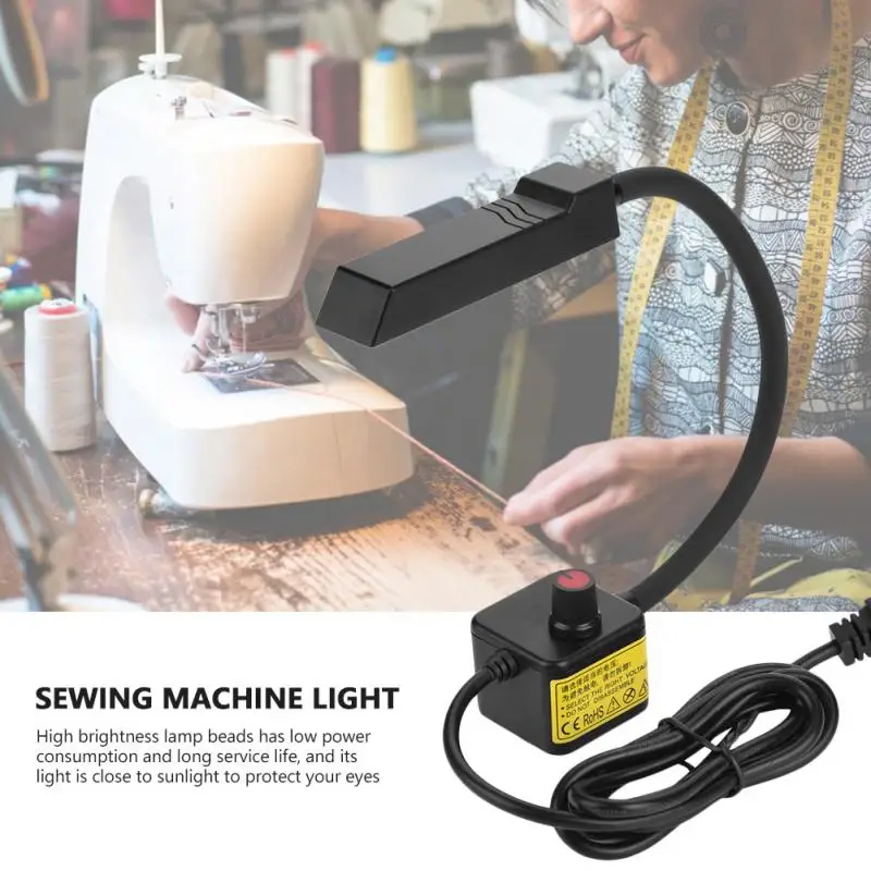 

Portable Sewing Machine Light LED Light 30LED Magnetic Mounting Base Gooseneck Lamp for All Sewing Machine Lighting 110V-220V