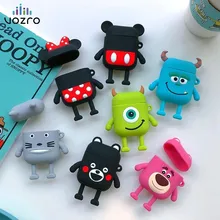 VOZRO мультфильм беспроводной Bluetooth наушники чехол для Apple AirPods силиконовый зарядный чехол s для airpods2защитная крышка