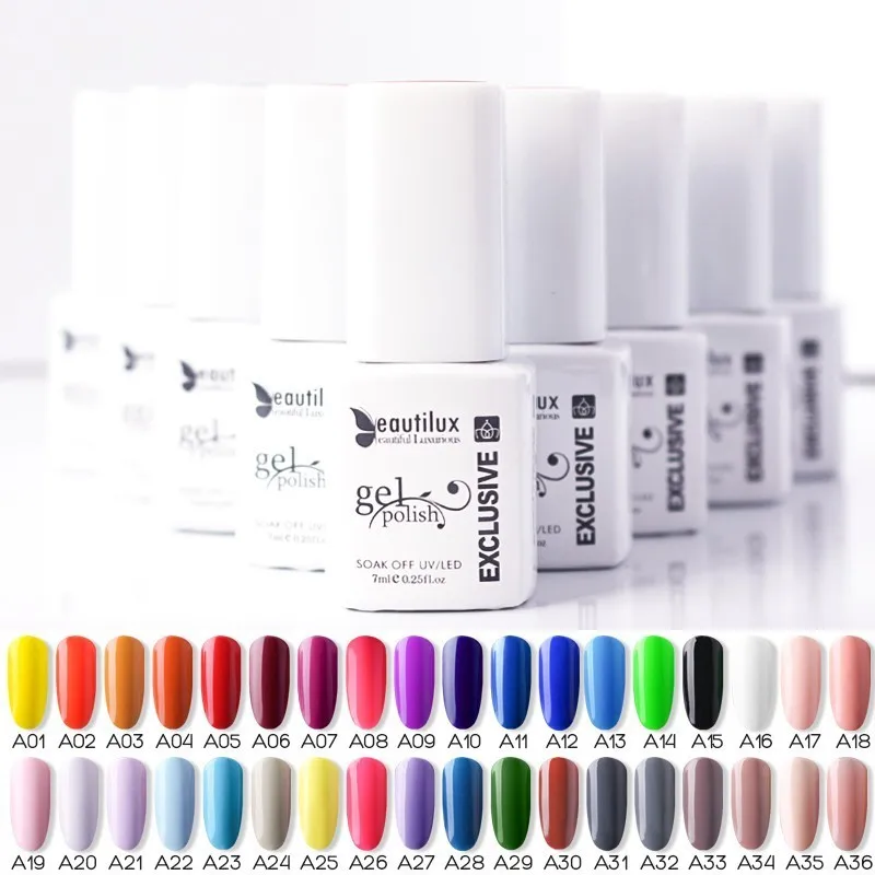 

Beautilux Soak Off UV Led Gel Polish Nail Art Gel Varnish Lacquer Gels Smalto Nails Lak Color Enamel Vernis Esmalte Supply 7ml
