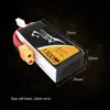 Tattu Lipo Battery 3S 1300mAh Lipo Battery 11.1V FPV Drone 75C XT60 Plug ZMR250 Qav 250 FPV Frame Quadcopter Helicopter Battery ► Photo 3/6