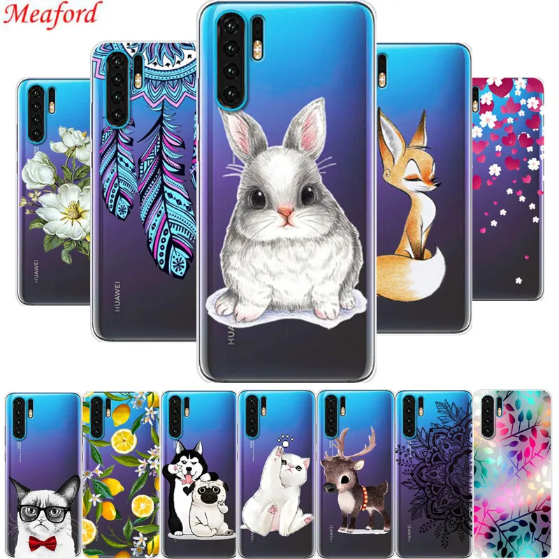 

For Huawei P30 Pro Case 6.47'' P30Pro Funda Cute Clear Soft TPU Back Cover For Huawei P30 Pro Phone Case Silicone P 30 Pro Coque
