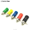 10PCS Terminal Blocks JS-910B JS-919 4mm Amplifier Terminal Connector Binding Post Banana Plug Jack Mount 5 Color Each 2Pcs Hot ► Photo 1/6