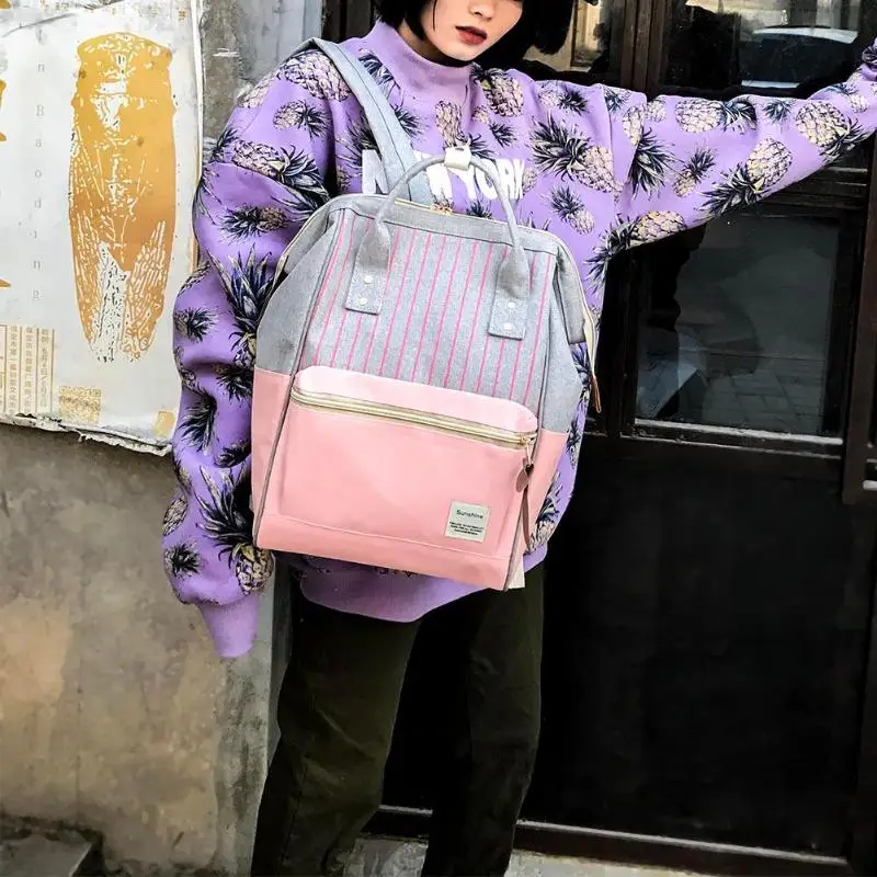 

Large Capacity Travel Backpack Womens Student School Bag Girl Laptop Waterproof Maternity Backpacks Casual Rucksack Mochila