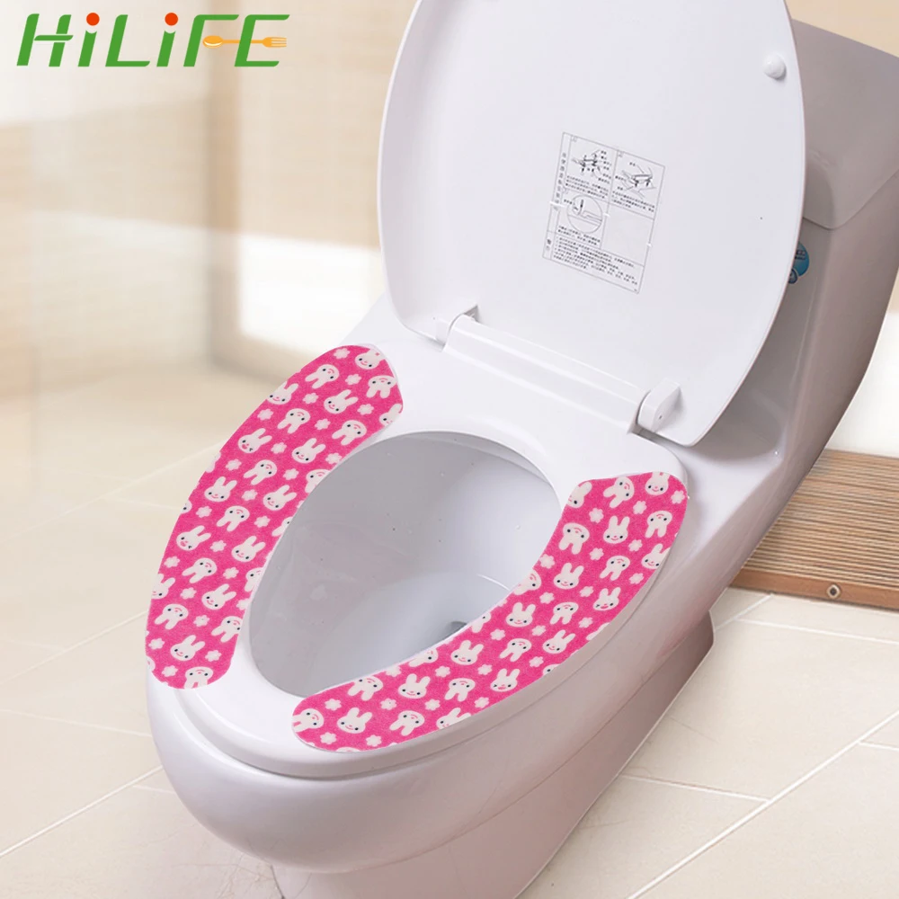 HILIFE теплый мягкий нетканый тканевый чехол для ванной комнаты подкладка крышки