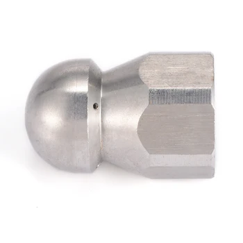 

New 3/8''F Pressure Nozzle 5 Jet Rotary Nozzles Stainless Steel Washer Drain Sewer Cleaning Pipe Jetter