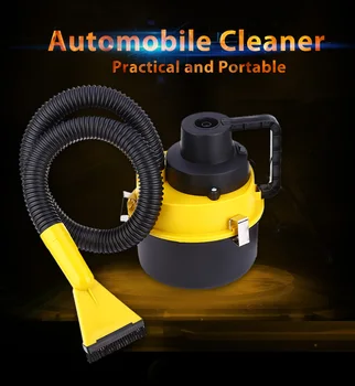 

12V Portable Car Vacuum Cleaner Large Capacity Air Inflation Three Sucker Strong Suction Automobile Cleaner