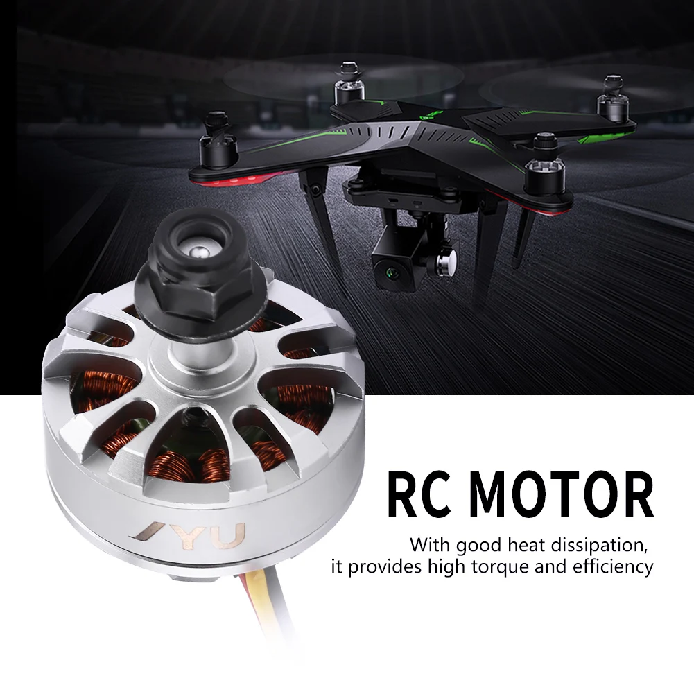 

4pcs/Lot 2205-2300KV 2-4S RC Drone Motor Metal Motor Accessory for RC Racing Quadcopters Fixed-Wing Helicopter