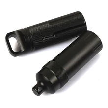 Портативный дорожный футляр для таблеток, чехол, водонепроницаемый брелок контейнер, инструменты, безопасность и брелок для выживания, аптечка первой помощи