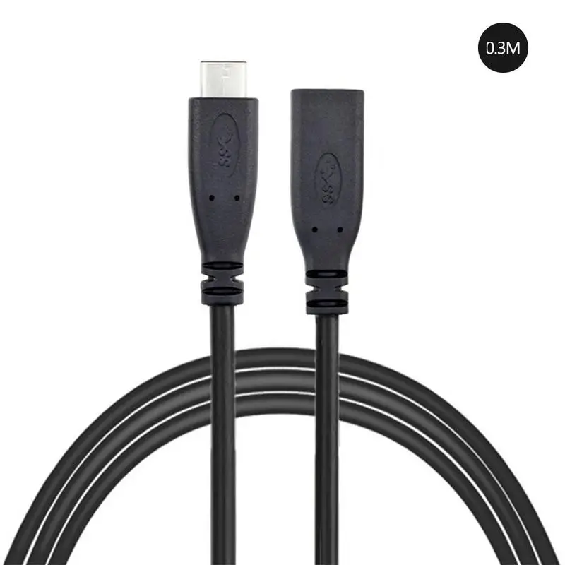 Удлинительный кабель USB type C 3 1 Штекерный и гнездовой удлинитель|Кабели передачи