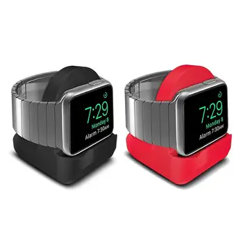 

2 In 1 TPU Non-slip Charging Dock Stand Compact Stand Charger For Apple Watch iWatch Series 4 3 2 1