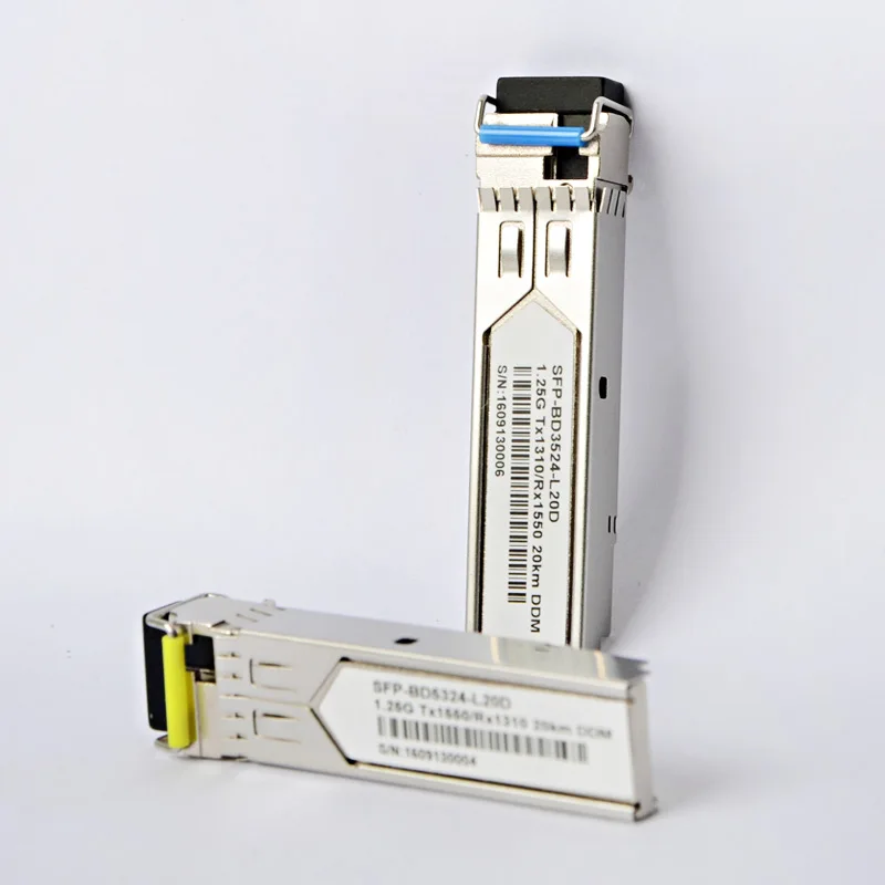 10 пар LC Gigabit 20 км DDM BIDI Mini Gbic SFP SM 1 25G Otdr оптический модуль Tranceiver для H3C HUAWEI HP ZTE