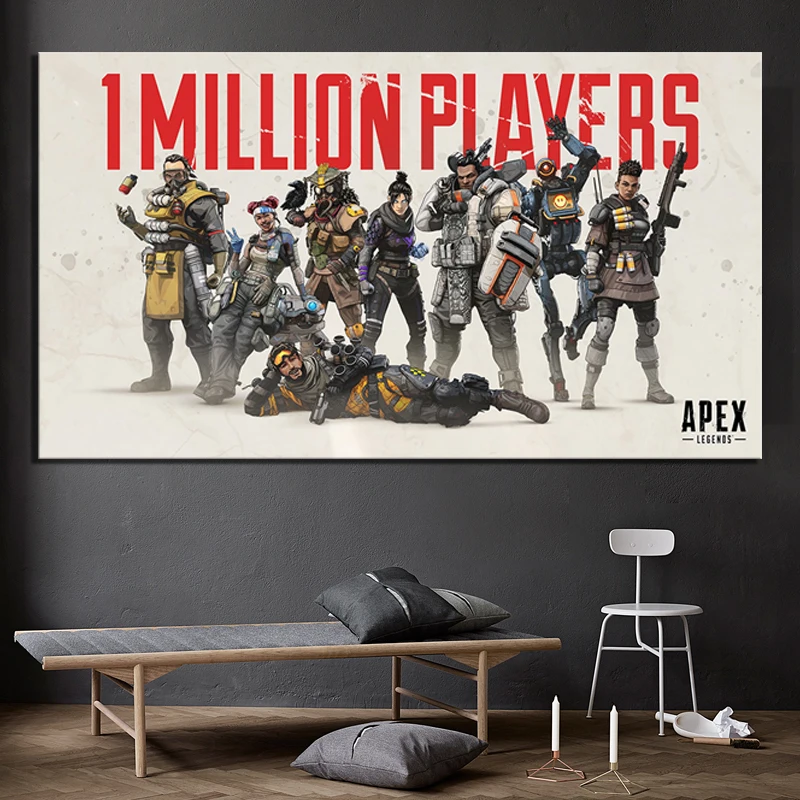 

1 Piece Cartoon Pictures Artwork Apex Legends Game Poster Paintings Canvas Art for Home Decor Wall Art