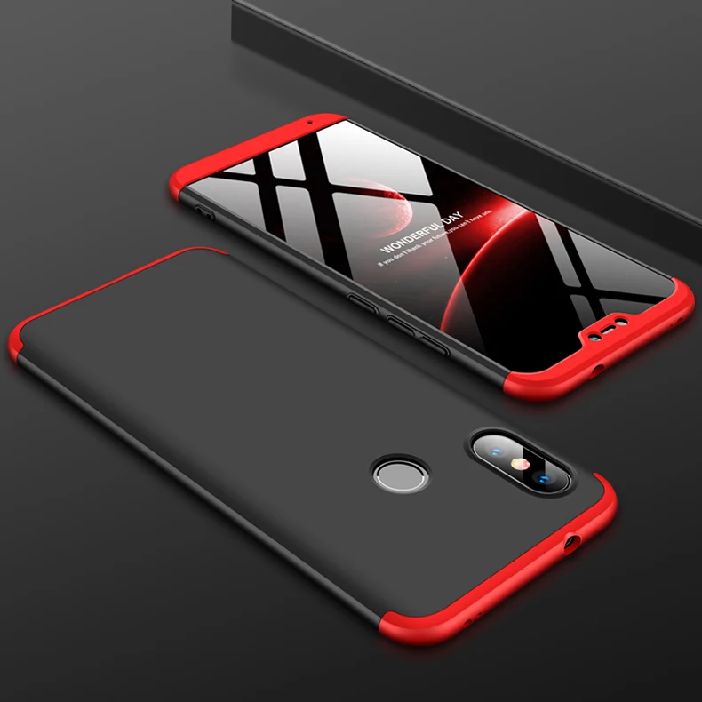 

Redmi 6 Pro Mi A2 Lite Case 360 Degree Protector Full Cover Phone Case for Xiaomi Mi A2 Lite Redmi6 Pro Case Shockproof Cover