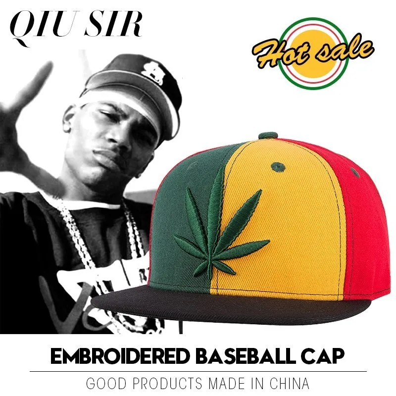 

Baseball Cap Men Summer Dad Hat Women Black Visor Hemp Leaf Embroidery Adult Unisex Adjustable Casual Sport Snapback Hats Beret