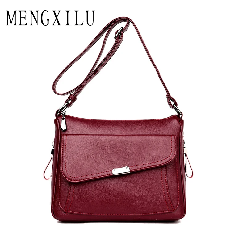 

Retro Women Messenger Bag 2019 Vintage Women Crossbody Shoulder Bags for Women High Quality PU Leather Bag Female Bolsa Feminina