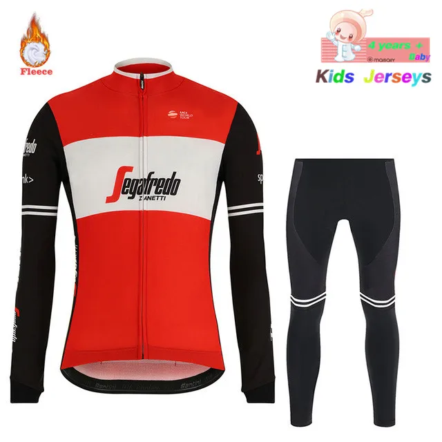 

Cycling Jersey 2019 Pro trekking Cycling Clothing Set Kids Winter Thermal Fleece Bicycle Clothes Girl Long Sleeve ropa ciclismo