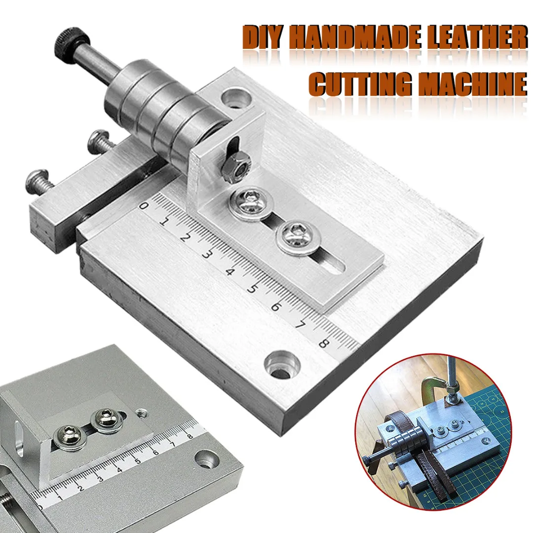

Leather Strap Cutter Splitter Paring Tool Leather Strip Cutter Machine for Bag Handle Guitar Straps Cutting