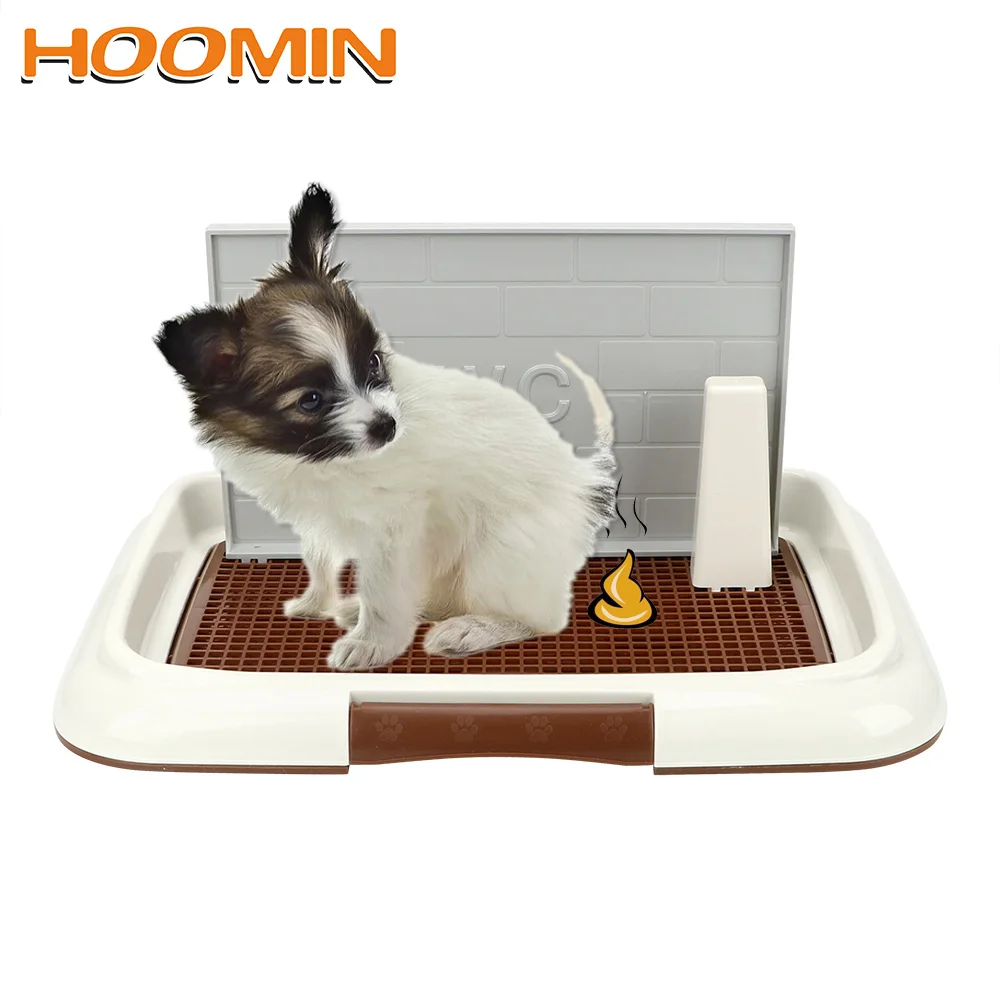 

HOOMIN Pet Product Pet Toilet Bedpan Puppy Litter Tray Lattice Dog Toilet Potty Pee Training Toilet Easy to Clean