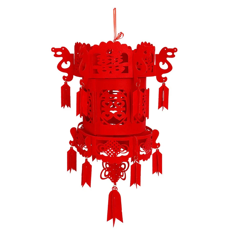 

Spring Festival Red Hanging Lantern Traditional Chinese Wedding New Year 2019