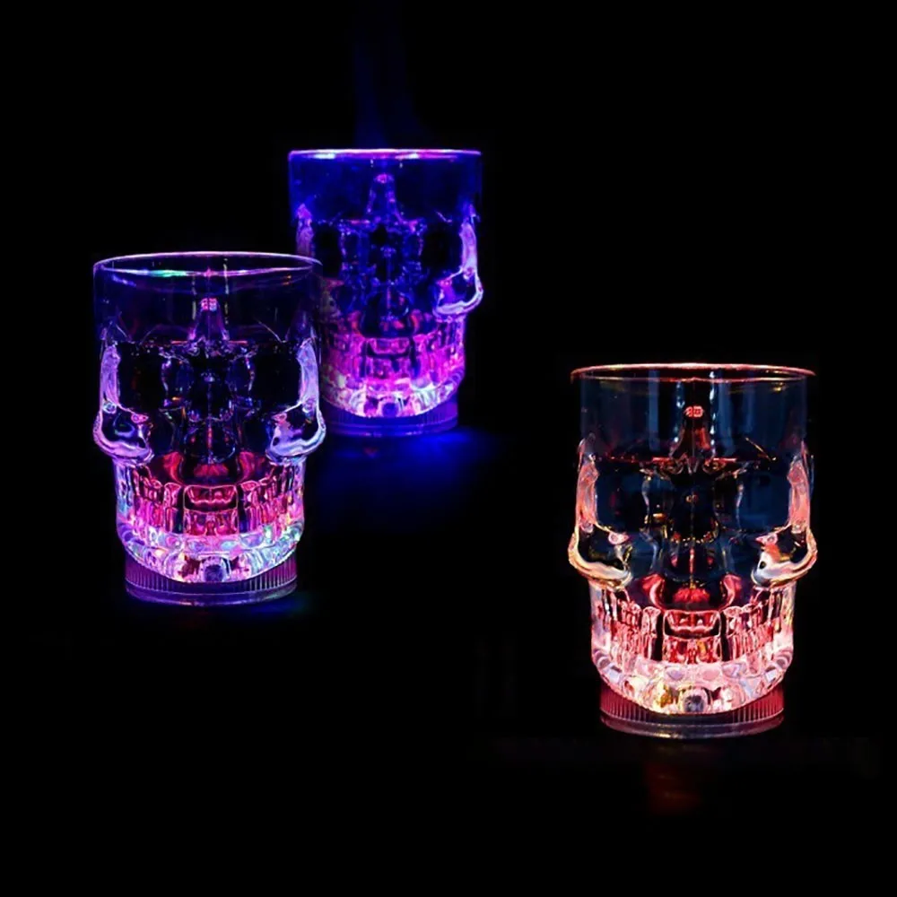 

Coffee Mug Led Inductive Rainbow Color Flashing Light Glow Mugs Glass Party Beer Cup Gift High Quality Tour Office