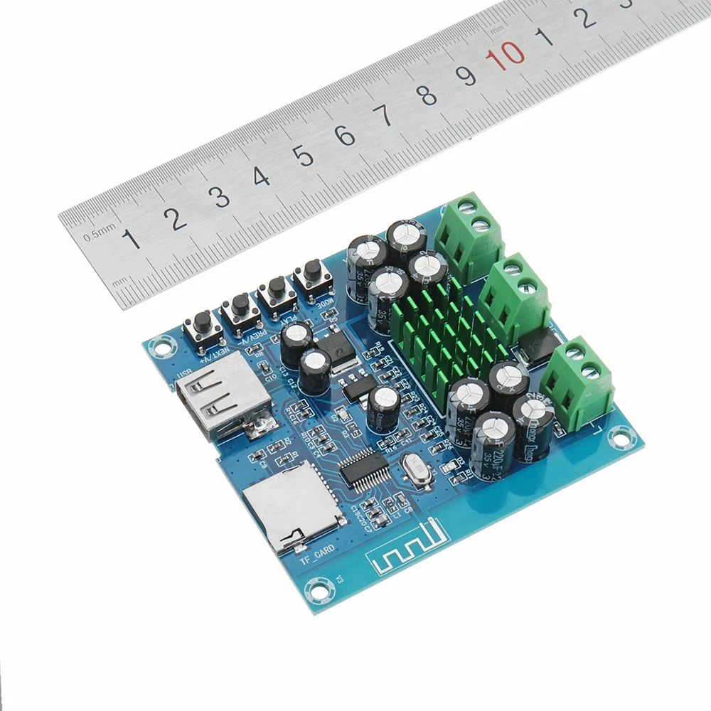 

NEW DC 12V To 24V 2X50W bluetooth Power Amplifier Board TPA3116D2 Amplifier Module