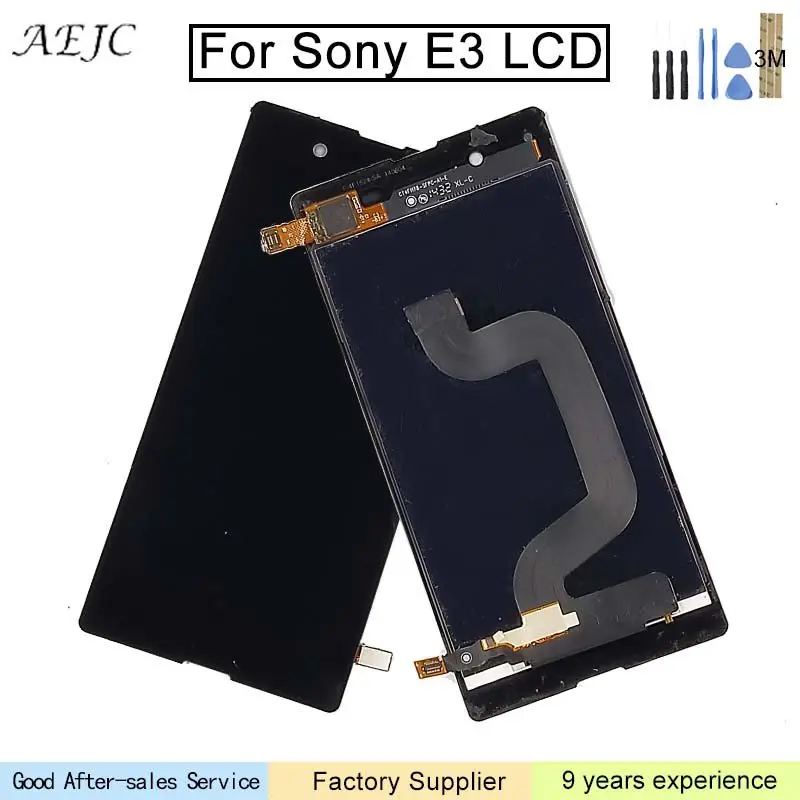 4 5 &quotдля Sony Xperia E3 D2243 D2202 D2203 D2206 ЖК-дисплей кодирующий преобразователь сенсорного
