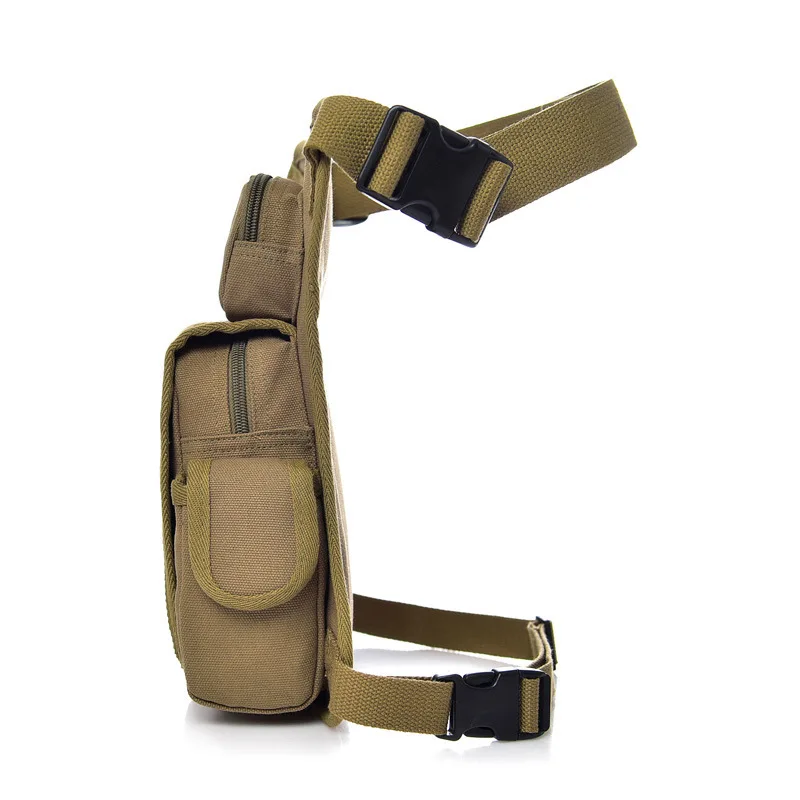 Холщовая поясная сумка для мужчин Muslera Militar Fanny Pack Belt Bum Heuptas Leg Heuptasje Bumbag Бедро Bolsa Cintura для живота LB04