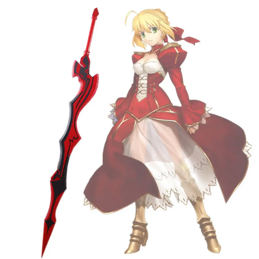 Fate/Экстра последний Encore Saber Nero красный меч Косплей оружие реквизит|sword cosplay|cosplay