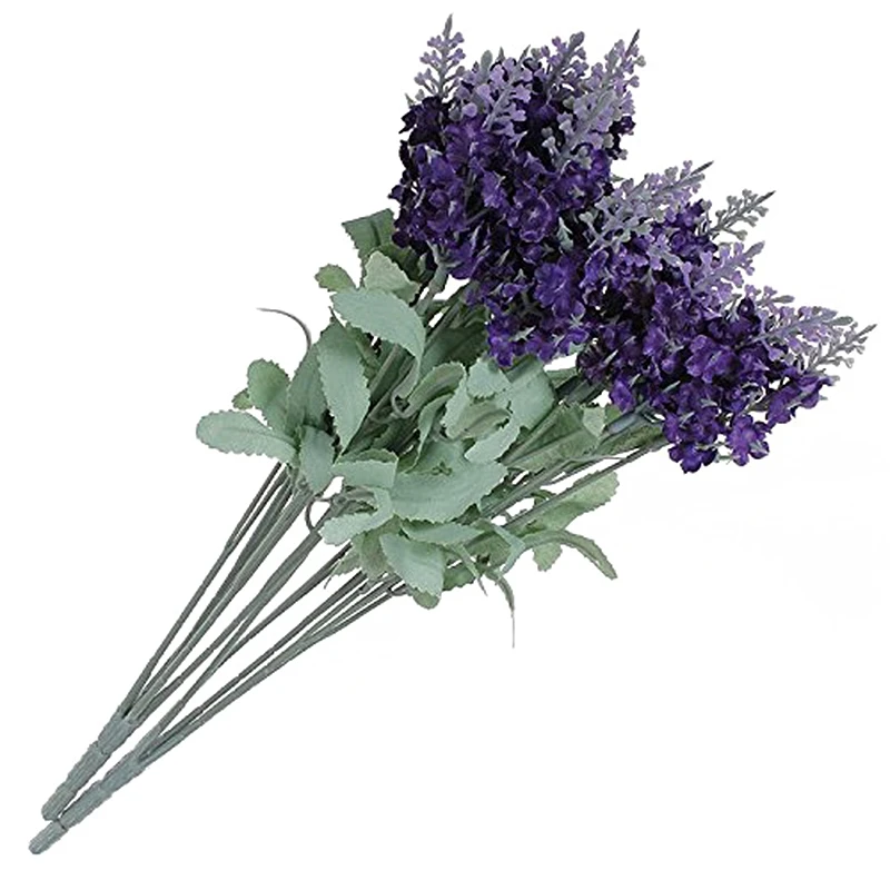 

Lavender Artificial Flower 10 Branches Only 1 Flower Celebration Birthday Petit Gift Handmade Wetted Flower Home Wedding Decor