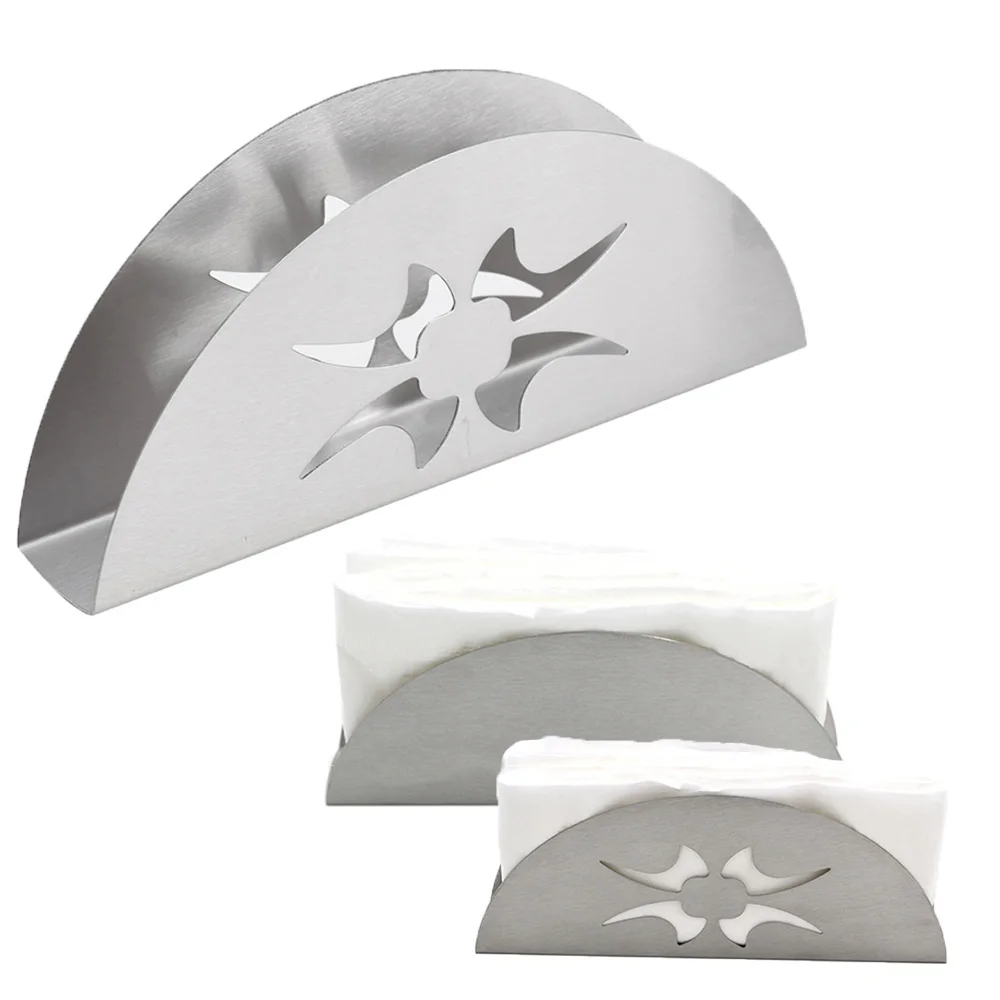 

Metal Napkin Tissue Holder Dispenser Rack Home Party Dining Table Decoration