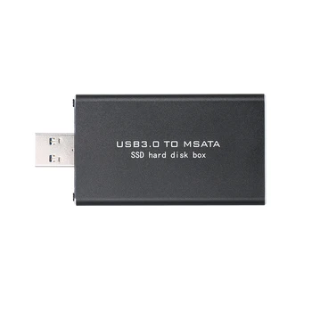 

USB3.0 to MSATA SSD Enclosure Portable External Hard Disk Box USB Disk Driver Support TRIM