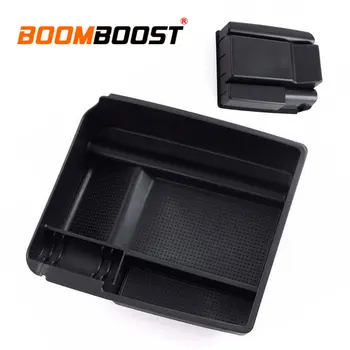 

Inner Control Armrest Storage For Kia Sportage 2011-2014 Container With Mat Central Console Control Armrest Storage Box Black