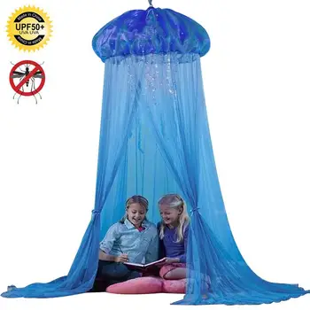 

Summer Jellyfish Shaped Bed Curtains Baby Dream Gauze Mosquito Net Child Jellyfish Indoor Tent