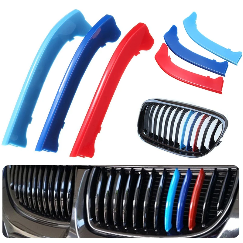 Newest Multi-Color Car Styling Front Grille Clip Stripe Cover for B-MW E90 E91 LCI 09-12 | Автомобили и мотоциклы