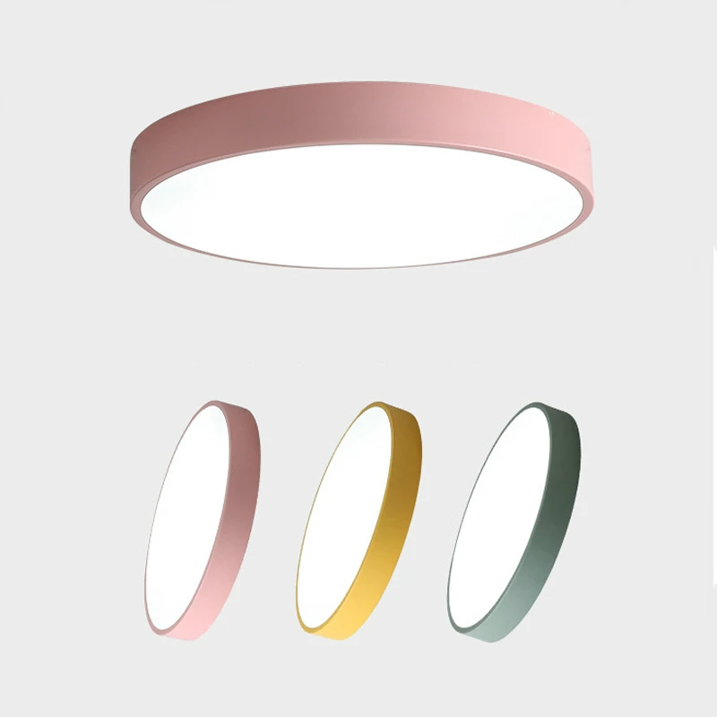 

DE.SOUL LED Modern Acryl Alloy Round 5cm Super Thin Light.Ceiling Lights.LED Ceiling Light.Ceiling Lamp For Foyer Bedroom