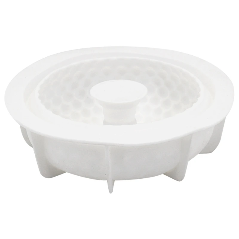 Silicone Cake Mold Wavy Circle Shape Decoration Mold Toast Dessert