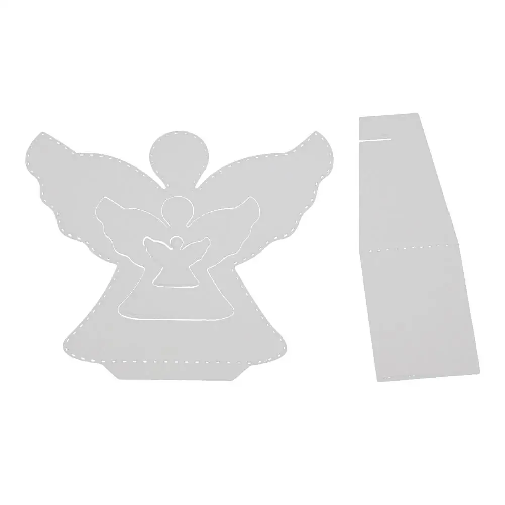 Adeeing трехмерные ангельские режущие штампы трафаретные металлические формы