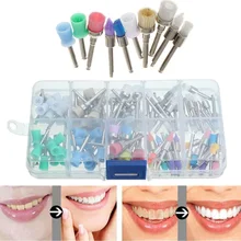 100 шт смешанный стиль Стоматологическая Полировка Prophy щетка стоматологический лабораторный материал зубная щетка инструмент для отбеливания зубов Уход за полостью рта